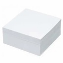 Rezerva cub hartie Basic, alb, 400 file, 85 x 85 mm, pentru notite rapide si organizare eficienta