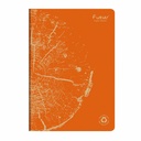 Caiet capsat A4 Forever Clairefontaine, 48 file, hartie reciclata, portocaliu eco-friendly
