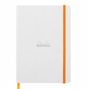 Notebook A5 Rhodiarama, 80 file, ivory, hartie dictando, alb, calitate premium