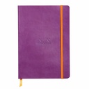 Notebook A5 Rhodiarama, 80 file, hartie ivory, mov - Calitate Premium si Portabilitate Versatila