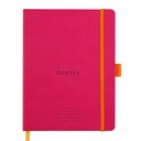 Meeting Book A5+ Rhodiarama, 80 file, rose - Agenda eleganta pentru intalniri si note, hartie de calitate, coperta in nuante de roz