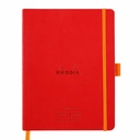 Agenda Meeting Book A5+ Rhodiarama, 80 file, rosu - Organizare eleganta pentru intalniri efficiente