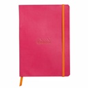 Notebook A5 Rhodiarama, 80 file, ivory, dictando, roze - Calitate Premium si Eleganta intr-un Format Portabil