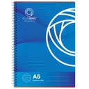 Caiet Bluering A5 cu Spirala, 70 file, 70g, Coperta Carton, Ideal pentru Dictando