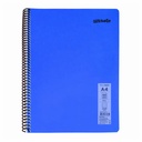 Caiet cu spirala Mynote A4, 60 file, liniatura dictando, PP neon, mix 8 culori