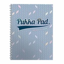 Caiet A4 cu spira Pukka Pads Glee Dictando, 200 pagini, albastru deschis - Ideal pentru notite si schite