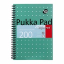 Caiet A5 cu spira Pukka Pads Metallic Jotta, 200 pagini, design metallic eleganta