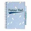 Caiet A5 Pukka Pads PB Glee, Matematica, Albastru Deschis, 200 file, cu Separatoare