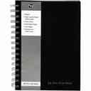 Caiet cu spirala Pukka Pad A5, 160 pagini, liniatura dictando, microperforatii - Ideal pentru notite si inregistrari