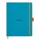 Meeting Book A5+ Rhodiarama Turcoaz, 80 file, Organizare Eficienta pentru Intalniri