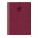 Agenda Dakota A5 Data, Hartie Ivory, Coperta Bordeaux, 352 Pagini, Cusatura, Tipar 2 Culori