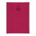 Agenda Dakota A4 datata, hartie ivory, coperta fucsia | Spatiu generos pentru planificare eficienta