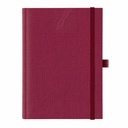 Agenda Furore A5, Nedatata, 224 pagini, Hartie Ivory, Bordeaux - Organizare eleganta si eficienta
