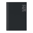 Agenda Artibest A5, Datata, 352 Pagini, Hartie Offset Alba, Coperta Neagra, Design 2 Culori