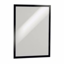 Display magnetic Durable Duraframe A3, Negru, 2 bucati/set - Reutilizabil, Usor de Repozitionat, Citire de pe Ambele Parti