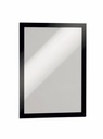 Set 2 bucati Display magnetic Durable Duraframe A4, negru, rame frontale magnetice, autoadeziv, reutilizabil