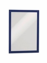Display magnetic Durable Duraframe A4, albastru, 2 bucati/set, reutilizabil si usor de repozitionat