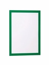 Set 2 buc Display magnetic Durable Duraframe A4, verde, magnetic si autoadeziv, reutilizabil, ideal pentru sticla