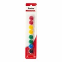 Set 8 magneti pentru tabla Office1 Foska, 20 mm, Culori Diverse, Organizare Eficienta
