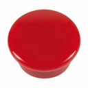 Set 10 magneti Westcott d15 mm, rosii, sustin 3/4 coli, 80g - Organizare eficienta si putere de prindere