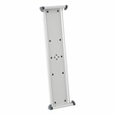 Suport Tarifold magnetic de perete, pentru 10 display-uri A4, gri