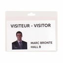 Suport ecuson Tarifold, 82,5 x 103 mm, transparent, 30 bucati/set