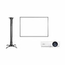 iBoard Premium 102 inch, Tabla Interactiva + Accesorii, Wireless, Suport Tavan, Videoproiector Vivitek DW275