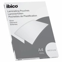 Folie de laminat Ibico A4, 100 microni, 100 bucati - Protectie durabila si finisaj lucios