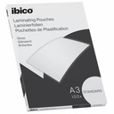 Folie de laminat Ibico A3, 125 microni, Set 100 buc, Protectie Durabila si Finisare Lucioasa