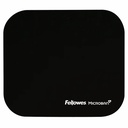 Mousepad Fellowes Microban, Negru, Antibacterian, Compatibil cu Mouse-uri Optice si Laser, Dimensiuni Optime