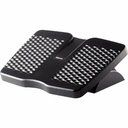 Suport pentru picioare Fellowes Refresh, Negru, Reglabil pe 2 Nivele, Ventilat, Suprafata de Masaj, Reduce Presiunea Asupra Spateleui