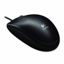 Mouse optic Logitech B100 USB Negru, Design Ergonomic, Compatibilitate Universala, Durabil