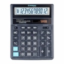 Calculator de birou Donau Tech, 12 digiti, alimentare duala, oprire automata, negru, garantie 5 ani