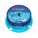 Discuri CD-R Verbatim 52x, 700 MB, 25 buc/cake, Calitate Superioara, Rezistenta UV