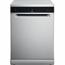 Masina de spalat vase independenta Whirlpool WFC 3C26 P X, 14 seturi, 8 programe, 60 cm, Clasa E, Argintiu, Tehnologie 6th Sense