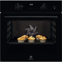 Cuptor incorporabil ELECTROLUX EOD5C50Z, Autocuratare catalitica, 72 l, Clasa A, Negru, Control Thermotimer, Rafturi Telescopice