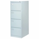 Clasificator metalic  modelul Y, gri, 4 sertare, inchidere centralizata, rezistent, 46.3x62x132.8 cm