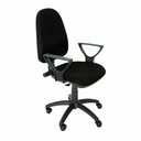 Scaun operational Torino, ergonomic, stofa neagra, reglabil inaltime, suport spate, 90 kg