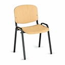 Scaun vizitator Taurus, lemn stratificat, cadru otel vopsit, capacitate 120 kg, garantie 24 luni