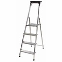 Scara aluminiu Brennenstuhl, 2x4 trepte, inaltime platforma 0.76m, stabilitate si practicitate