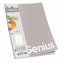 Caiet studentesc A4 Dictando, 80 file, 70 g, Pastel, Spirala, PP - Ideal pentru notite organizate