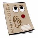 Caiet capsat Emotion A5, 48 file, hartie velin - Ideal pentru notite si schite, design elegant