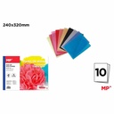 Hartie matase Main Paper, 240x320 mm, 10 file, Culori Asortate, Ideala pentru Proiecte Scolare