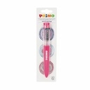 Pix Morocolor Primo cu 10 culori, mecanism retractabil, ideal pentru scris si colorat