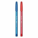 Set 2 pixuri Papermate Inkjoy 100C, albastru si rosu, cerneala gel, design ergonomic, corp translucid