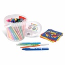Set markere Morocolor Primo, 36 permanente si 36 lavabile, ideal pentru arta si colorat, culori vibrante, varfuri groase si subtiri