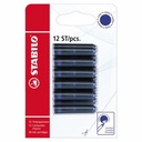 Set 12 Cartuse Cerneala Stabilo, Culori Variate, Calitate Superioara