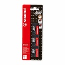 Set 3 radiere Stabilo Exam Grade 1191, cauciuc sintetic, 40 x 22 x 11 mm, negru/alb