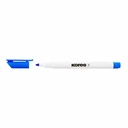 Marker whiteboard Kores, varf F, cerneala albastra, pentru suprafete neporoase