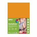 Carton colorat Apli A4, 50 file, 5 culori intense: galben, portocaliu, rosu, verde, albastru